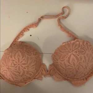 Pink Date Lace Push-up Bra